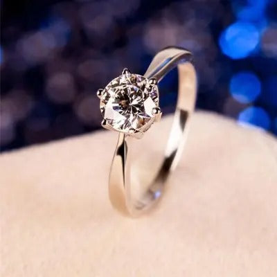 Diamond Ring Stainless Steel Ring For Girl & Woman